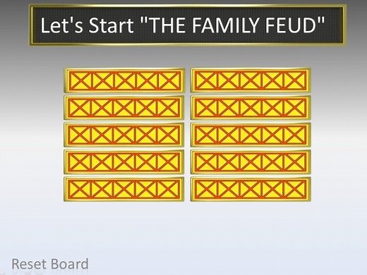 Family Feud PowerPoint Template (PowerPoint Game)