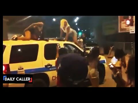 Women Seen Twerking On Chicago Police Car