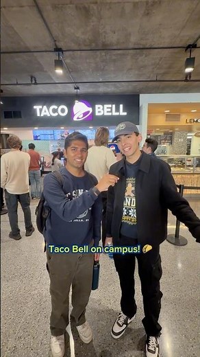 New spot unlocked. 🌮 ✨ 🌯 Welcome to UC San Diego, Taco Bell. 🫶#UCSD #UCSanDiego #TacoBell