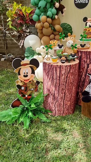 Mickey Safari Party Ideas and Decorations