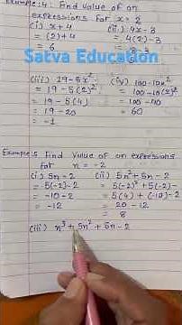 Class 7 |Algebraic expression | 8.2 q 5 easy trick#satvaeducation #mathshorts