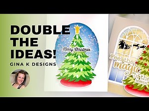 Gina K Designs A Little Something Card Kit: Trim A Tree Stencil
