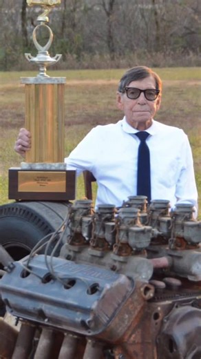 Tommy Lee Byrd on Instagram: "It’s been 62 YEARS since nitromethane flowed through those two-barrel carburetors. It may never run again but piecing this dragster together is one of my favorite automotive accomplishments. Thank you to those who helped, especially Kyle Shadden for making many things happen during the process. #hemi #slingshotdragster #frontenginedragster #nitromethane #reels"