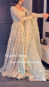 For those who are looking for Bridal outfit on budget ❤️ #pakistanibrand #Afrozeh #bridaloutfit #pakistanifashion #elegantstring | Elegant String