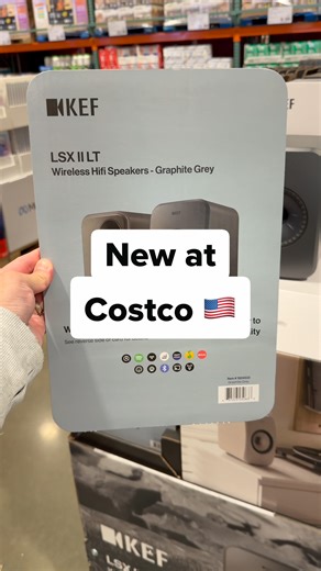 🔊 KEF LSX II LT Wireless Bookshelf Speaker Pair (🇺🇸 Itm. 1924533) – Music lovers, would you upgrade your setup? #CostcoFinds #CostcoHaul #GadgetGoals #MusicLovers #CostcoUS #SpeakerLife #TechTrends | Andy Shen
