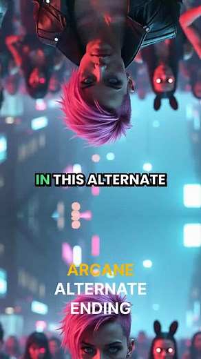 ARCANE's Explosive Alternate Ending Revealed! 😱✨ #fyp #viral #arcane #alternateending