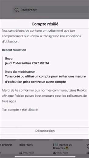 😭 mon compte Roblox j’ai perdu mes deux comptes principal #like #roblox #subscribe