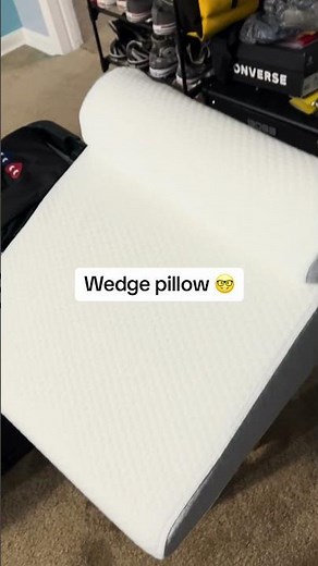 Boost your sleep with a wedge pillow #wedgepillow