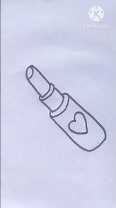 girl lipstick easy drawing