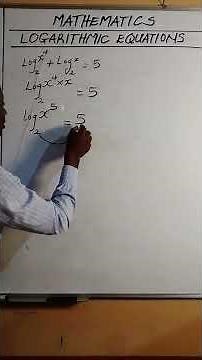 Live highlight/logarithmic equations