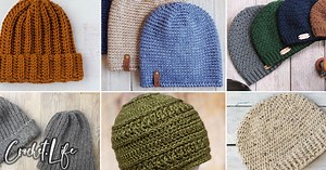 12 Wow-Worthy Men’s Beanie Crochet Patterns