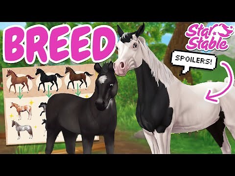 *SPOILERS!* BREEDING HORSES & CUSTOM COAT COLORS! (STAR STABLE) 😱