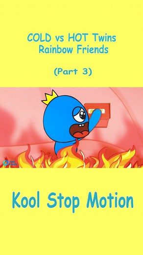 Colorful Twins Friendship in Stop Motion Animation