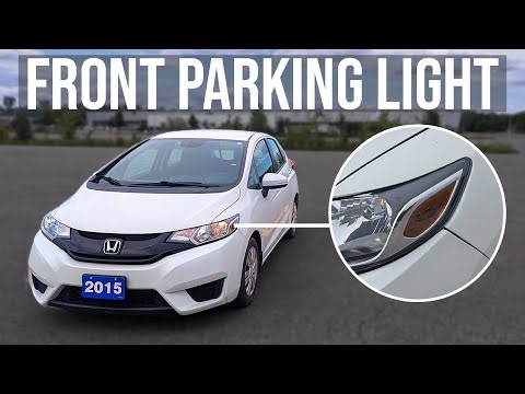 How to Replace Front Parking Light Bulb - Honda Fit (2015-2020)