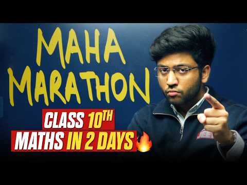 Maths MAHA MARATHONS Announcement 🔥 | Shobhit Nirwan