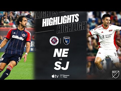 New England Revolution vs. San Jose Earthquakes | Full Match Highlights