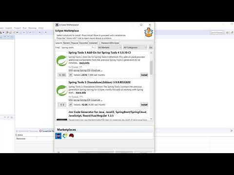 Configurar Eclipse para trabajar con proyectos de Spring