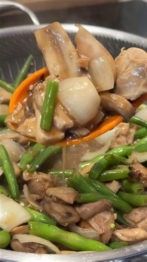 Easy String Bean Chicken for dinner 🍚🔥