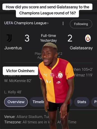 Victor Osimhen: How He Sent Galatasaray to Champions League Glory