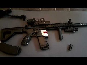 Crosman dpms sbr co2 4.5mm fully accessorised