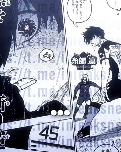 Rins destroyer mode in chapter 345 | Blue Lock Manga Edit - Badass Phonk