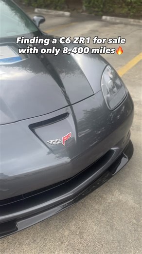 Low Miles No Miles ™️ on Instagram: "2011 Chevrolet Corvette ZR1 – 8,400 Miles – 3ZR Power comes from the legendary LS9 6.2L supercharged V8, producing 638 horsepower and 604 lb-ft of torque, paired with a 6-speed manual transmission and limited-slip rear differential. The carbon-fiber-intensive construction—hood, roof, fenders, splitter, rockers, and floor panels—keeps weight down while delivering unmistakable ZR1 presence. This example also wears factory chrome ZR1 wheels, a standout option th