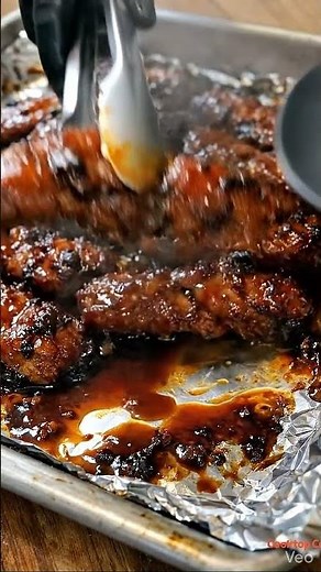 Sticky Brown Sugar Baked Pork Rib Tips. #recipe #easydinner #food #cheeselovers #cheesybread #ribs