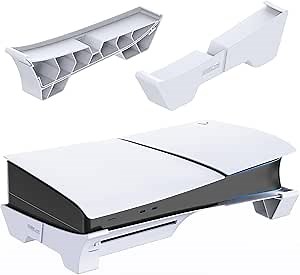 STARTRC GAMES Horizontal Stand for PS5 Slim Console, Base Stand Horizontal Accessories Compatible with PS5 Slim Disc & Digital Edition