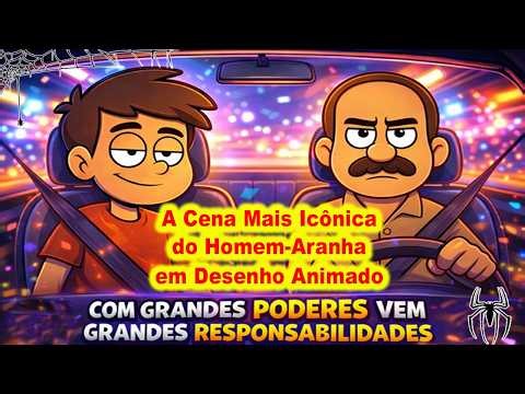 A Cena Mais Icônica do Homem Aranha em Desenho