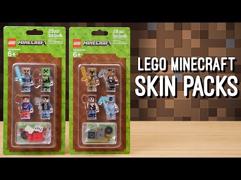 The LEGO Minecraft Skin Packs!