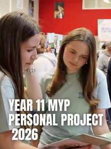 Year 11 Personal Project Guide for MYP Class of 2026