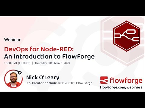 DevOps for Node-RED: Introduction to FlowForge