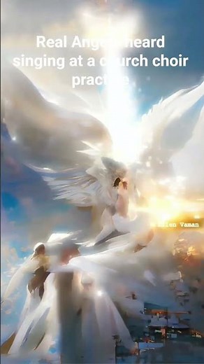Real Angels heard singing at a church choir practice, the song Hallelujah #thankyoujesus