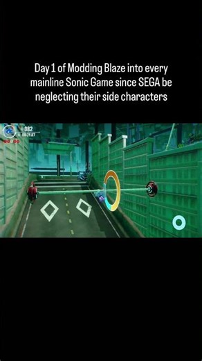 day one of modding blaze into every mainline sonic game until sega gives her her own game