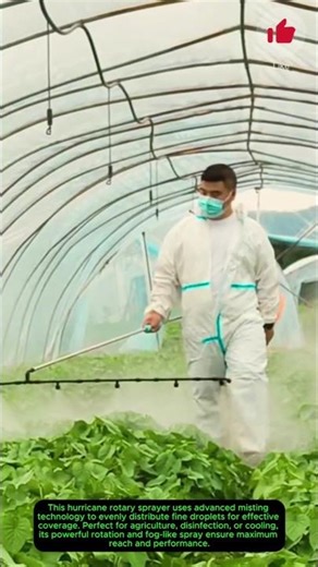 Hurricane Rotary Sprayer 🌪️ | Powerful Mist & Fog System