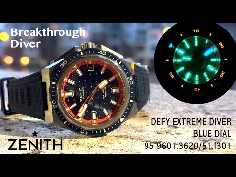 Zenith Defy Extreme Diver Blue Dial | Most Exciting Breakthrough Diver Design