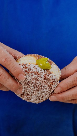 bakehouse on Instagram: "OUR PANDAN COCONUT DOUGHNUT 🍃🥥🌟 Pandan coconut mascarpone filling rolled in shredded coconut. 📍Available in all shops tomorrow."