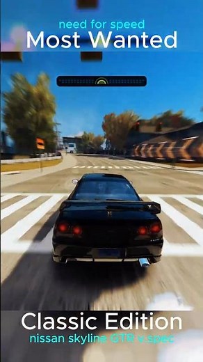 NFS Most Wanted - classic edition (enhanced Rework) - Nissan Skyline GTR v.spec