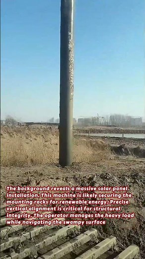 Industrial Pile Driving and Solar Farm Foundation Construction