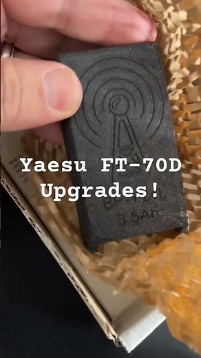 Yaesu FT-70D Upgrades! W0AEZ 3.5aH battery & Signal Stuff Signal Stick #hamradio