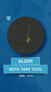 Align with Tape Tool . . #3d #3dsmax #autodesk #vray #revit #AutoCAD #architecture #interiordesigner #graphicdesigner #Thinktolink #raedfarran | Think to link - architecture services
