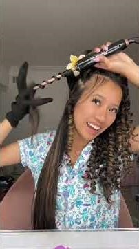 GRWM / CURL MY HAIR WITH ME while I talk abt having straightish wavyish hair… #bellaluu #hair