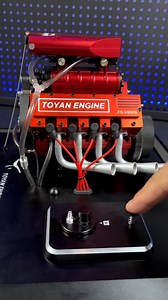 V8 internal combustion engine #mainanunik #minitoy #toys #pink #magicjelly #toyreview #bobba #boba #asmr #diy | Toys As