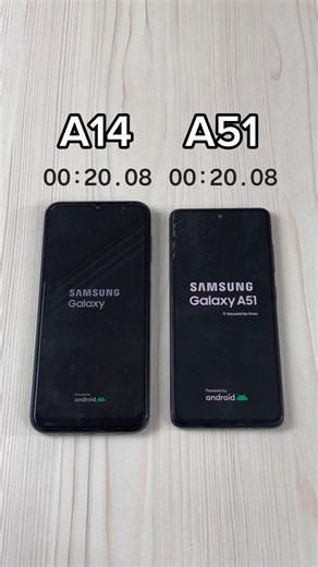 Galaxy A14 vs A51 Restart Speed Test ⚡📱