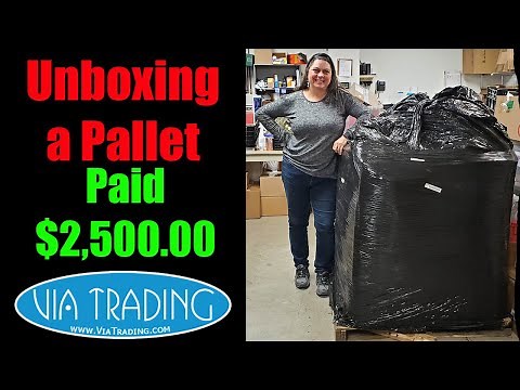 Unboxing a Via Trading Liquidation Pallet from Macy's Department store -Paid $2,500.00