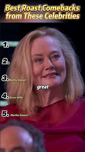 Best Roast Comebacks from These Celebrities