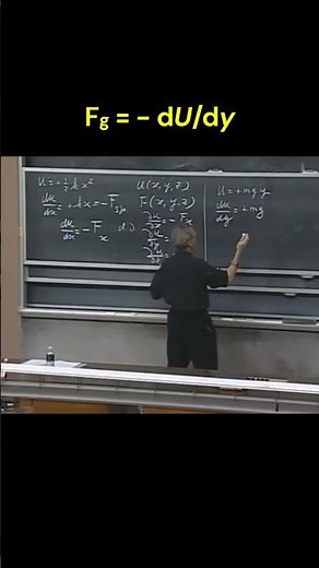 Negative derivative of potential energy is force