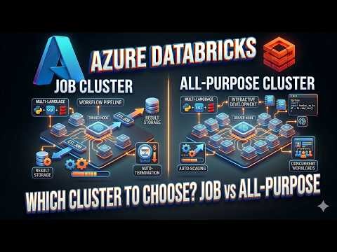 What is a job cluster vs. an all-purpose cluster?