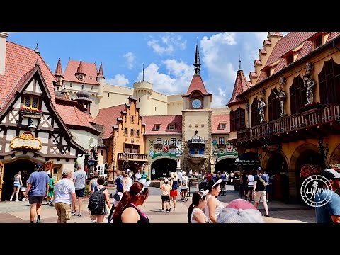 EPCOT World Showcase 2023 Germany Pavilion Walkthrough in 4K | Walt Disney World Orlando Florida
