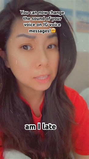 You can now change the sound of your voice on IG voice messages😳😳😳🤯🤯🤯